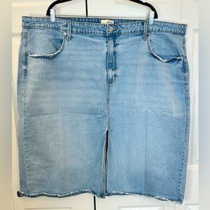 Universal Thread Denim Midi Skirt, size 28 - worn only once!